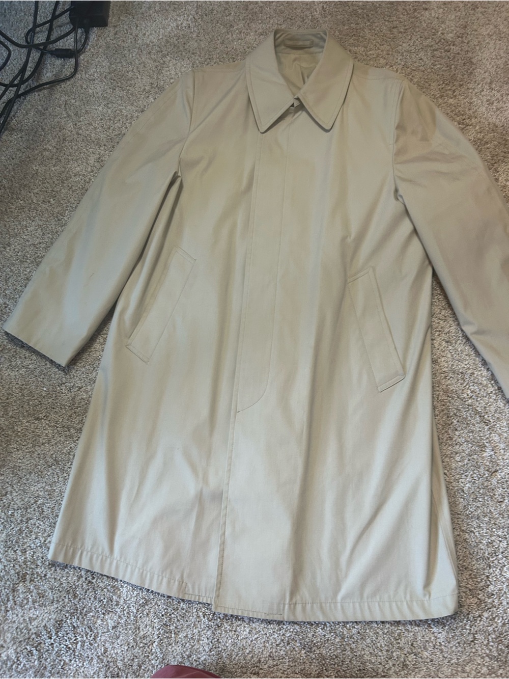 Vintage 60s London Fog Maincoats Trench Coat Rain Jacket Men’s 38S Calibre Cloth